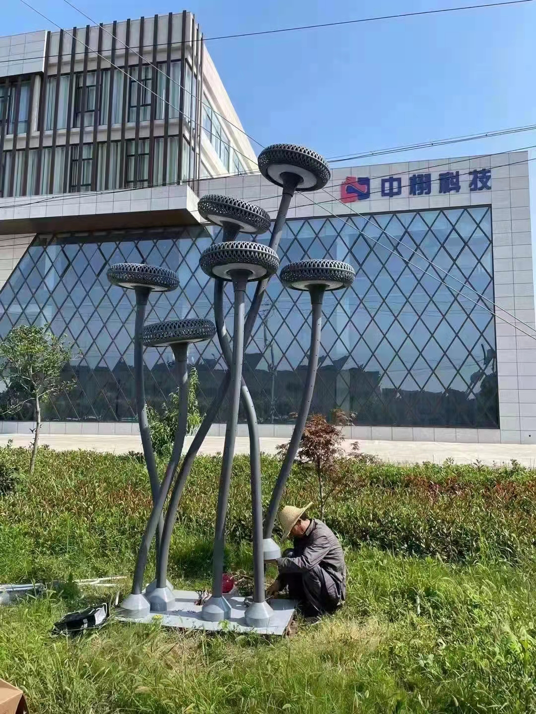 志丹縣景觀燈安裝現(xiàn)場(chǎng)